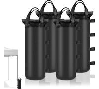 Pack of 4 Gazebo Sandbags, Weights for Gazebo, Oxford Thick Sandbag, Sandbags for Weighting, Sandbags Wind, Canopy Weight Bags, Tent Poles