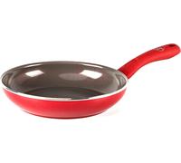 Pack of 4 GreenChef Diamond Healthy Ceramic Non-Stick 20 cm Frying Pans Red