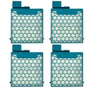 Pack of 4 HEPA Filters, Compatible with Miele Boost CX1 Vacuum Cleaner Active, PowerLine, Parquet PowerLine, Replacement Filter for SF-HY 60 / SF-HA 60