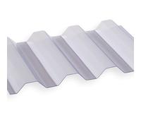 Pack Of 4 - High Impact Sunruf Clear Pvc Corrugated Greca Box Profile Roofing Sheets 1830mm - 6Ft