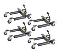 (Pack of 4) Hydraulic Vehicle Positioning Wheel Skate - 1500LB