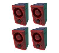 Pack of 4 Impermeable Ir Motion Transducer Alarms Solar Outdoor Security Against Animals Outdoor Security Light
