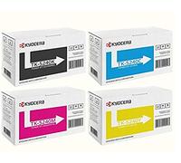 Pack of 4 Kyocera TK-5240 Original Printer Cartridges - Ecosys M5526cdn M5526cdw P5026cdn P5026cdw - Including Tonerliga Touchpen Ballpoint Pen