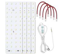 Pack of 4 LED Backlight Board: 3D Print Lithophane LED Panel, PCB Light Board Touch Dimmer, Lithophane LED Backlight Board Kit, 3D Printer Accessories for Photo Model DIY Printing Project