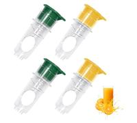 Pack of 4 Lemon Squeezer, Reusable Manual Lemon Squeezer, Easy to Use, Citrus Juicer, Easy to Clean Hand Juicer, Suitable for Juicing Limes, Oranges and Lemons