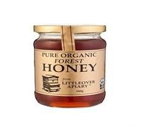 (Pack of 4) Littleover Apiaries - Organic Forest Honey 340 g