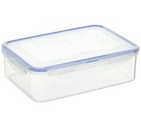 (Pack of 4) LOCK & LOCK Airtight Rectangular Food Storage Container 54.10-oz / 6.76-Cup