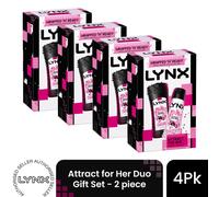 LYNX Attract for Her Duo Gift Set 2 piece, Pack of 4