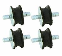 Pack of 4 - M8 / 16mm - Universal Exhaust Mounting Rubber - Mini Bobbin Silencer Holder
