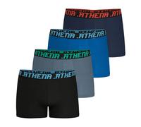 Pack of 4 My Petit Prix Hipsters in Cotton black + blue