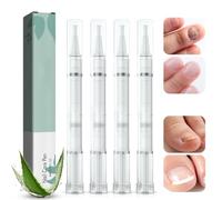 Pack of 4 Nail Care Pen, Nail Care Pen Nail Fungus Pen Austria Nail Care Pen with Tea Tree Oil, Aloe Vera & Vitamin E, Nail Care Pen for Nourished Fingernails & Toenails Promote Nail Growth