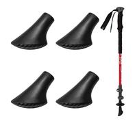 Pack of 4 Nordic Walking Poles, Rubber Buffers, Walking Poles, Rubber Buffers, Nordic Walking Pads, Rubber Buffer for Hiking Poles, for Leki Rubber Buffers, All Common Hiking Poles, Trekking Poles, 11