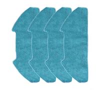 Pack of 4 or 10 Mop Cloth Replacements for SmartAI S8 Pro and For Redroad R10 Robot Vacuum Cleaners, Microfiber Spare Parts for Floor Maintenance (4 PACK)