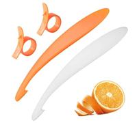 Pack of 4 Orange Peeler Orange Peeling Tool, Effective Citrus Peeler, Plastic Peeler, Fruit Gadget, Orange Peeler Practical Peeler Tool for Kitchen and Everyday Use