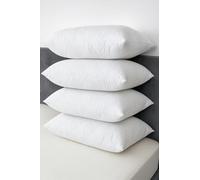 Pack of 4 Pillows Hotel Quality Extra Soft Filling Hollow Fiber Filled Quilted Pillows-Bounce Back Bed Pillows- For Side, Stomach And Back Sleeper Anti Allergy Pillow Standard Size 74cm x 48cm