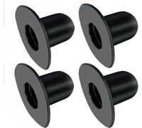 Pack of 4 Pool Plugs, Pool Sealing Plugs, Swimming Pool Sealing Plugs, Swimming Pool Wall Plugs Replacement Parts, Drain Plugs Compatible with Intex / Bestway Pools (Black)