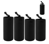 Pack of 4 Portable Thermal Sleeve for 750 ml and 1000 ml Drinking Bottles | Thermos flask protective case, neoprene bottle cover for on the go, sports and camping, insulating, shockproof and flexible