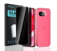 [Pack of 4] Privacy Screen Protector for Google Pixel 9a, [2 x Anti-Spy Protective Glass + 2 x Camera Protection] Privacy Screen Film, [Anti-Spy] [9H Hardness] [Bubble-Free] [Scratch-Resistant]