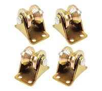 Pack of 4 Pulleys for Ropes, Lre Co. V-Groove Rope Pulley Heavy Duty Roller Wheel Pulley Lifting Cranes Load Capacity, Industrial Machinery, Roller Gates, Inverted, Pulley Rope