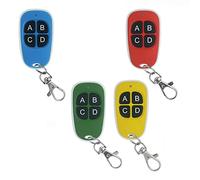 Pack of 4 Remote Controllers Door Keys Battery Operated Replacement Opener