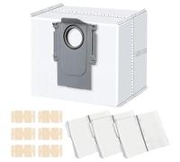 Pack of 4 Reusable Dust Bags Accessories for Roborock Q7 L5+ / S8+ / Q8 Max+ / S8 Pro Ultra / S8 MaxV Ultra / Q7 Max+ / S7 Max Ultra / S7 MaxV Pro Ultra / Q5 Pro+ Robot Vacuum Cleaner with 6 Fragrance