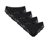 Pack of 4 Romance Knickers Black