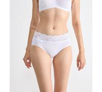 Pack of 4 Romance Midi Knickers White