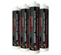 (Pack of 4) Roshield Rodent Proofing & Prevention Mastic