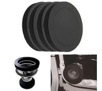 Pack of 4 Rubber Foam Pads for Car Door Speakers, Soundproof Insulation Rings
