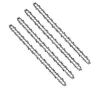 Pack of 4 Saw Chains, 3/8" LP, Low-Kickback Chainsaw Chain for Chainsaw (14, Inch Pounds)