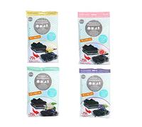 Pack Of 4 Scented Vacuum Storage Bags Space Saving Reusable Airtight Waterproof Compression Bags Clothes Bedding Duvet Pillows Travel Suitcase Zip Seal, Transparent (70cmx100cm - Pack of 4)