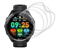 Pack of 4 Screen Protectors for Garmin Forerunner 965, Screen Protector for Garmin Forerunner 965, Scratch-Resistant, Soft TPU Film, Not Glass, Sensitive Touch Protective Glass, No Bubbles, 0.15 mm