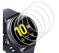Pack of 4 Screen Protectors for Samsung Galaxy Watch Active 2 44 mm Protective Film, Self-Healing Flexible TPU Film for Samsung Galaxy Watch Active 2 Screen Protector, Anti-Dirt Screen Protector