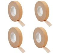Pack of 4, Self-Adhesive Wrap Tape, Skin-Toned Adhesive Surgical Strips, Universal Compatibility - Secures Catheters, Supports Wound Dressing & Athletic Applications, 1.25cm x 5m Roll