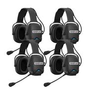 Pack of 4 Sena CAST-01 Mesh-Headset A pack of four high-performance ear muffs for industrial work environments, featuring wireless mesh connectivity