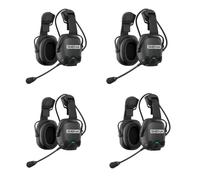 Pack of 4 Sena CAST-02 Equip 4 users with the Sena CAST-02: helmet-mounted headsets featuring Mesh Intercom 2.0, Bluetooth, ambient mode and up to 12
