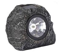 4 Pack Rock Solar Garden Light Ornament Decoration White LED - 10cm by Smart Solar