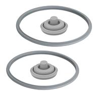 Pack of 4 Spare Parts for WMF Perfect Plus and Perfect Pressure Cooker - Includes 2 x Sealing Gums (Ø22 cm) + 2 x Gaskets for Valve, Lid, Express Pot and Handle - Compatible with Models from 2.5 L to