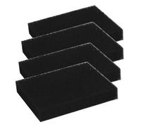 Pack of 4 Sponge Filter Carbon Filter for SOG Exhaust System Filters, 128 × 99 × 22 mm Activated Carbon Filter Filter for Thetford Door Variants Motorhome Caravan Toilet Replacement for 517 000 1