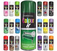 Pack of 4 Spray Paint Forest Green Gloss Aerosol 400ml Cans - Quick Dry, All Purpose Spray Paint for Interior and Exterior Ideal for Wood, Metal, Plastic, Indoor & Outdoor Use