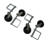 (Pack of 4) Spring Loaded Gate Wheel 4" (Heavy Duty Castor)