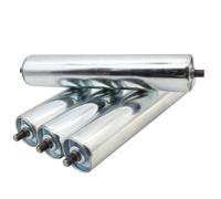 Pack of 4 Stainless Steel Conveyor Rollers, 60MM Diameter, 600MM Length, Ideal for Loading Applications, Heavy-Duty Transportation Rollers (4 PCS D-2.4in)