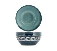 Pack of 4 Stoneware/Gres Plates Minorca Bottom Cm15 H&H