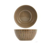 Pack of 4 Stoneware/Gres Plates Tahiti Bottom Cm15 H&H