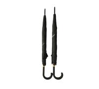 Pack of 4 Storm Shield Classic Umbrellas | Windproof Umbrella with 103cm Canopy, Rubber Grip & Strong Fibre Frame | Black Rain Umbrella for Students, Work, or Travel | Bulk Weather Protection