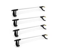 (Pack of 4) Straame Garden | Litter Picker Grab & Grip Reaching Litter Rubbish Pick Up Tool | Leaf Grabber Stick | Multiuse Grabber Light Items