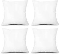 Pack of 4 Super Microfibre Cushion Pad 55 x 55 cm (22" x 22") Inner Insert Hypoallergenic Synthetic Cushion Filler Machine Washable