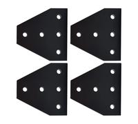 Pack of 4 T Shaped Corner Bracket Connecting Plate Aluminium Profile Corner Bracket Plate Angled Aluminium T Shaped Aluminum Profile Connector