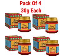 (Pack Of 4) Tiger Balm Red Pain Relief Balm - 30g EACH