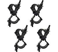 Pack of 4 Truss Clamp, Stage Lighting Clamp 48-52mm Aluminium Double Truss Clip Swivel Coupler Truss Clamps Premium Lighting O Clamps for DJ Par Lights Spot Lights Heavy Duty 100KG